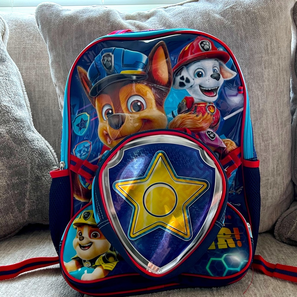 Nice & Neat Paw Patrol Backpack with multiple pockets!